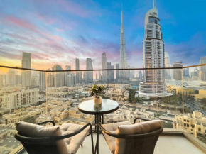 Fountain Show and Burj Khalifa View - 2 BR - 3 beds